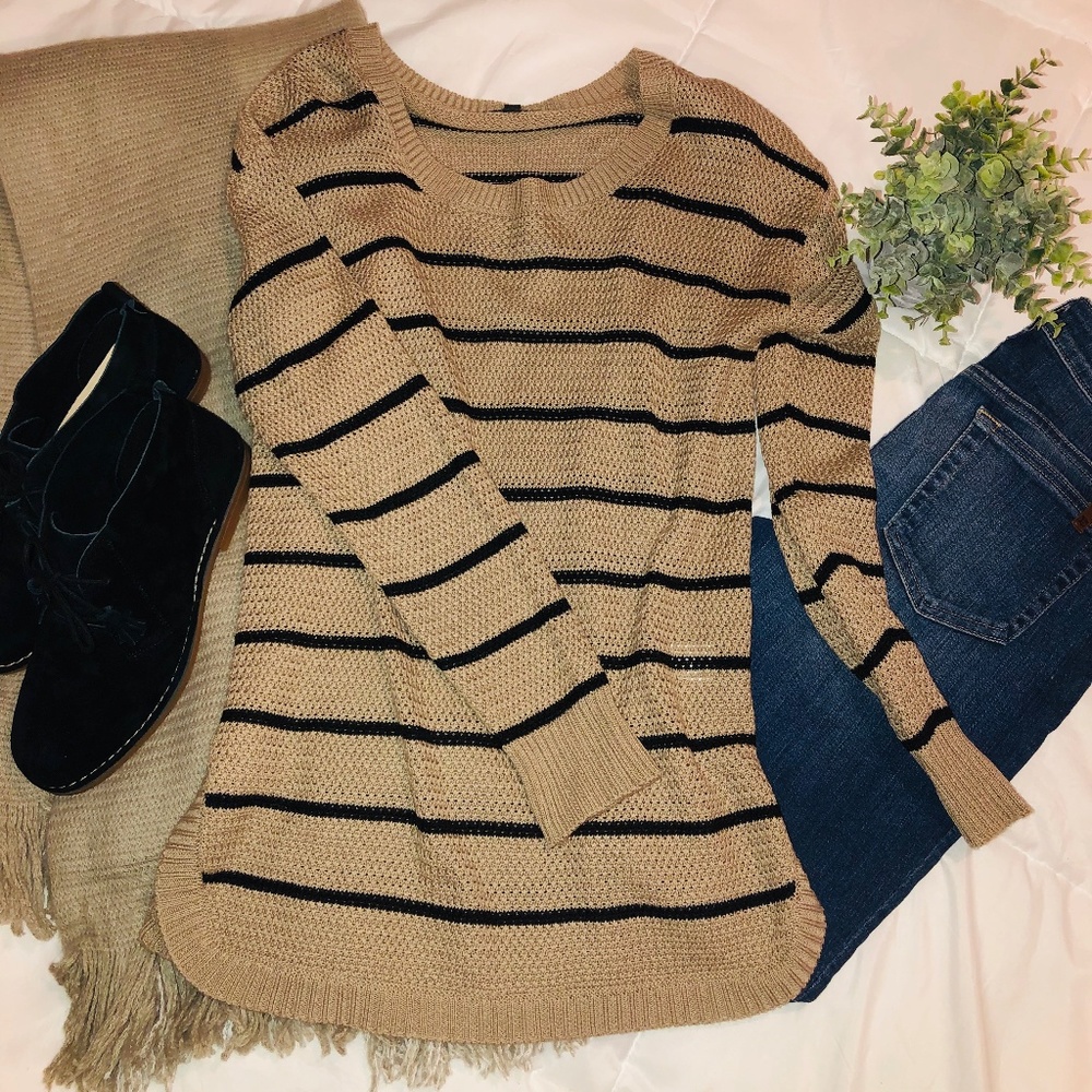 PAPERMOON STITCH FIX • Striped Loose Sweater